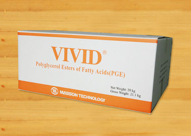 Nhà máy cung cấp GMS Chất phụ gia thực phẩm Chất nhũ hóa thực phẩm Glycerol không bão hòa Monostearate HI20